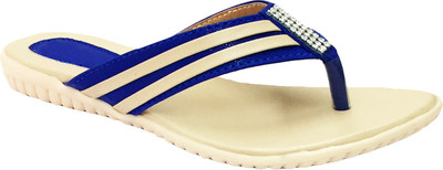 

With The Fashion Women BLUE Flats