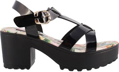 Mochi Women 11,Black Heels