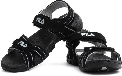 

Fila Men Blk, Lt Gry Sports Sandals