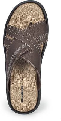 Khadim's Men Black Sandals