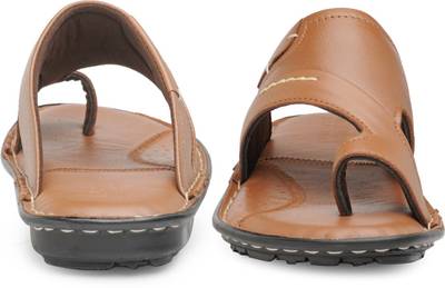 Teakwood Men Black Sandals