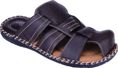 Khadim's Men Black Sandals