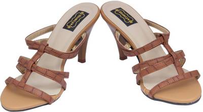 Shumiya Women Brown Heels