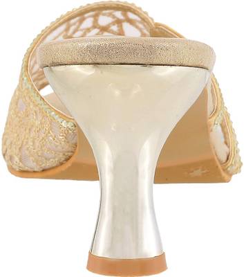 Metro Women Gold Heels