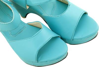 Roylsace Women blue Heels