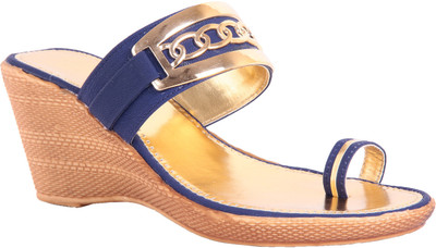 

Adorn Women Blue Wedges