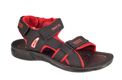 

Rajdoot Men Black Sports Sandals