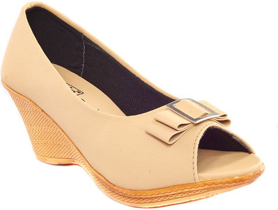 

Dolphin Miles Women Beige Wedges