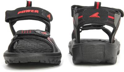 Power Men BLACK Sports Sandals
