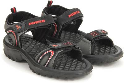 Power Men BLACK Sports Sandals