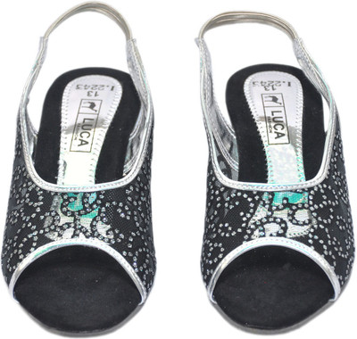 

Luca Fashion Girls Heels(Black