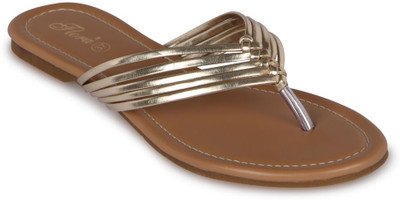 

Flora Women 31, Gold Flats