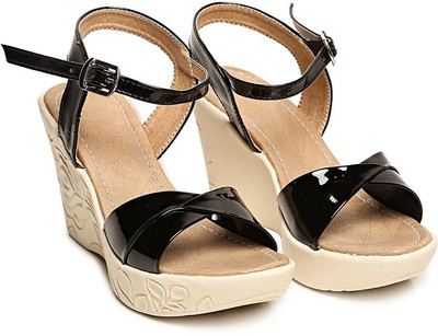 

Bare Soles Women black Wedges