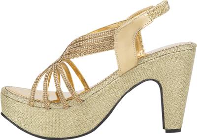 Rialto Women Gold Heels