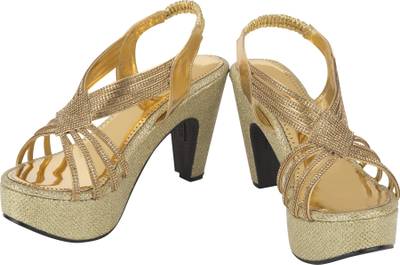 Rialto Women Gold Heels