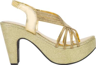 Rialto Women Gold Heels