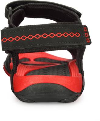 Corpus Men Black::Red Sandals