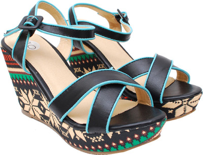 

Ilo Women BLACK Wedges