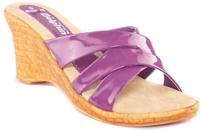 

Dolphin Miles Women Purple Wedges
