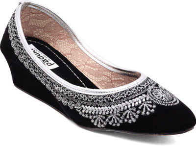 Paduki Women Silver Wedges