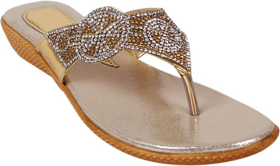 

Footshez Women Gold Flats