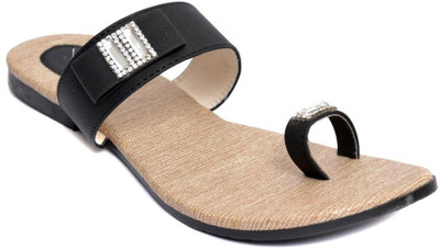 

Indirang Women Black Flats