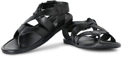

Louis Philippe Men Black Sandals