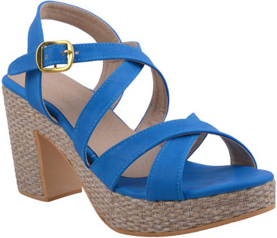 

Adorn Women Blue Heels