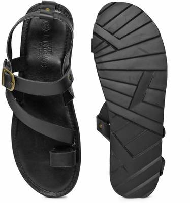 Invictus Men Black Sandals