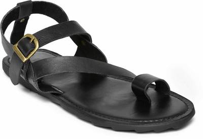 Invictus Men Black Sandals