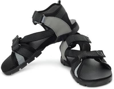 Sparx Men Black Black Sports Sandals