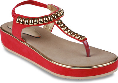

Bora Bora Women Red Wedges