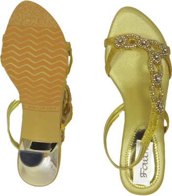 Faith Women Gold Heels