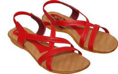 

D&D Women Red Flats