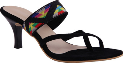 

Adorn Women Black Heels