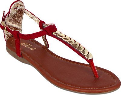 

Flora Women 05, Red Flats