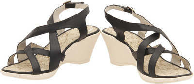 Rare Women Black Wedges