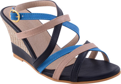 

Adorn Women Black Wedges