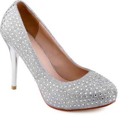 

Shuz Touch Women Silver Heels