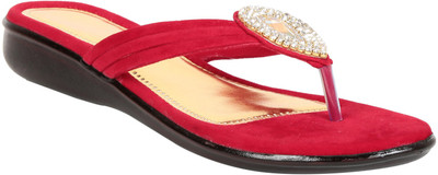 

Adorn Women Red Wedges