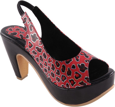 

Adorn Women Black::Biege_1 Heels