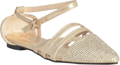 

Shuberry Women Gold Flats