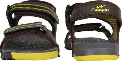 Campus Men Brown::Yellow Sandals