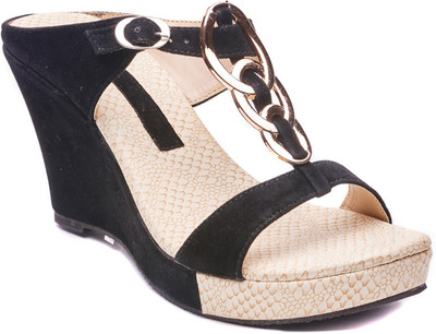 

Dolphin Miles Women Black Wedges