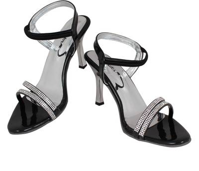 Bellafoz Women Black Heels