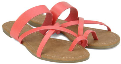 

People Women ORANGE Flats