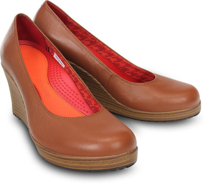 

Crocs Women Brown Wedges