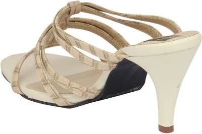 Shumiya Women Cream Heels