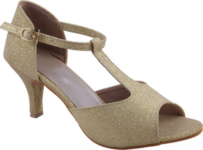 

Adorn Women Gold Heels