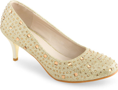 

Shuz Touch Women Golden Heels